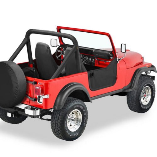 80-95 Jeep CJ7 Black Denim Half Doors