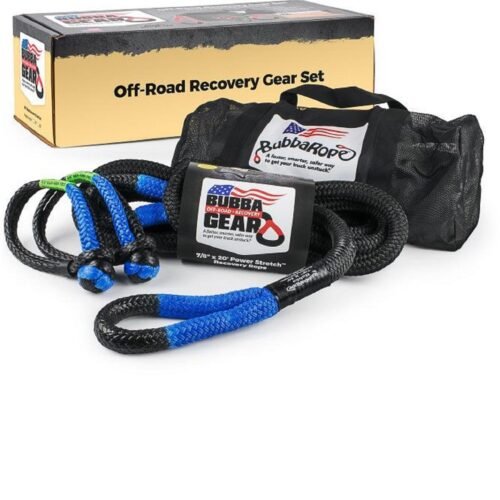 Truck Recovery Gear Set 7/8in x 20ft Black/Blue