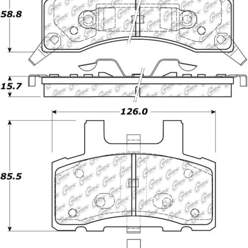 C-TEK Ceramic Brake Pads with Shims