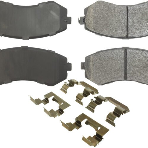 Posi-Quiet Semi-Metallic Brake Pads with Hardwar