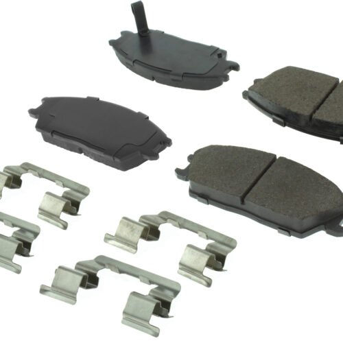 Posi-Quiet Semi-Metallic Brake Pads with Hardwar