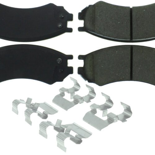 Posi-Quiet Semi-Metallic Brake Pads with Hardwar