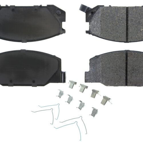 Posi-Quiet Semi-Metallic Brake Pads with Hardwar