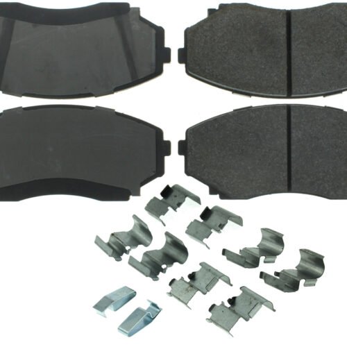 Posi-Quiet Semi-Metallic Brake Pads with Hardwar