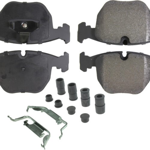 Posi-Quiet Semi-Metallic Brake Pads with Hardwar