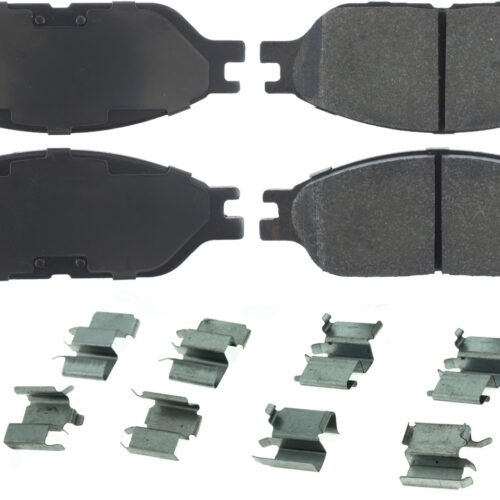 Posi-Quiet Semi-Metallic Brake Pads with Hardwar