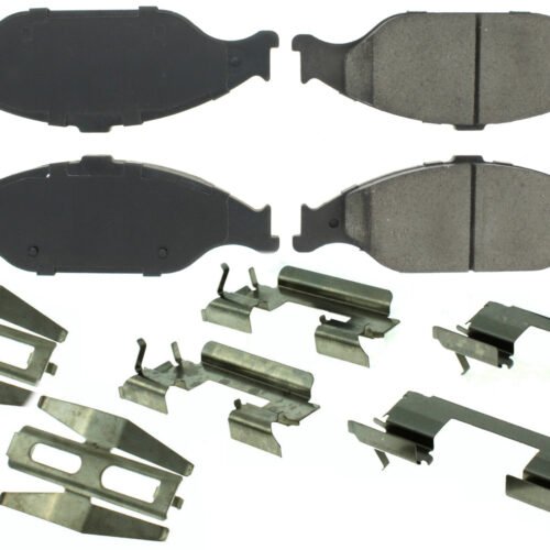 Posi-Quiet Semi-Metallic Brake Pads with Hardwar