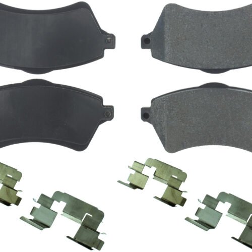 Posi-Quiet Semi-Metallic Brake Pads with Hardwar