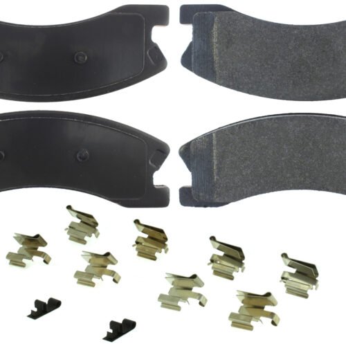 Posi-Quiet Semi-Metallic Brake Pads with Hardwar