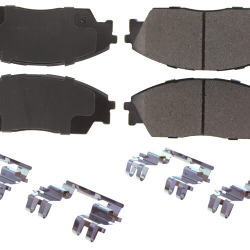 Posi-Quiet Ceramic Brake Pads with Shims and Har