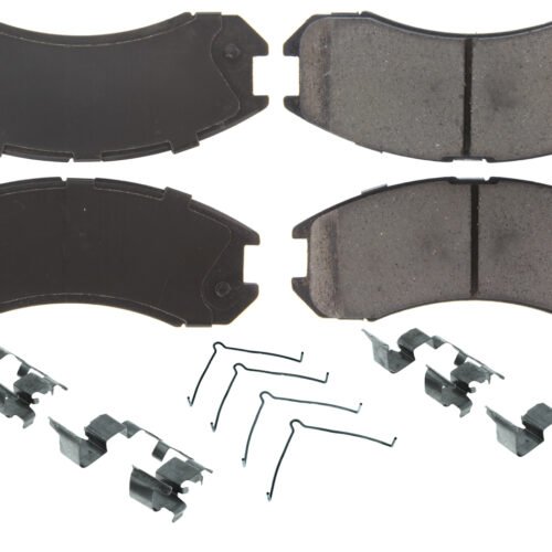 Posi-Quiet Ceramic Brake Pads with Shims and Har