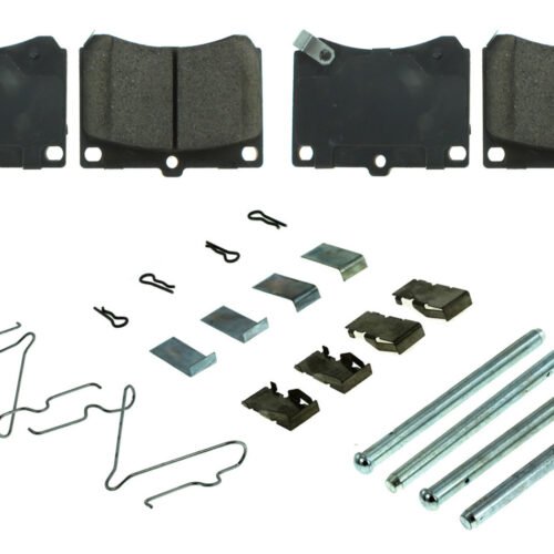 Posi-Quiet Ceramic Brake Pads with Shims and Har