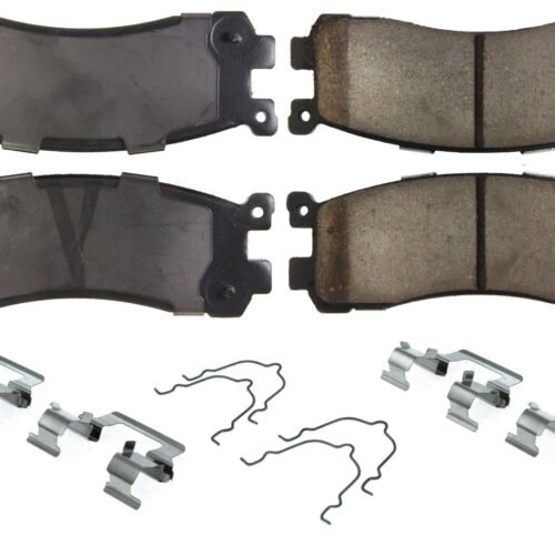 Posi-Quiet Ceramic Brake Pads with Shims and Har