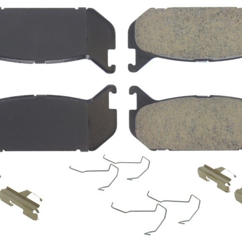 Posi-Quiet Ceramic Brake Pads with Shims and Har