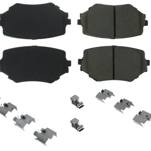 Posi-Quiet Ceramic Brake Pads with Shims and Har