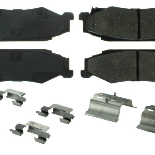 Posi-Quiet Ceramic Brake Pads with Shims and Har