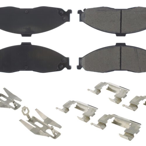 Posi-Quiet Ceramic Brake Pads with Shims and Har