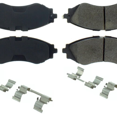 Posi-Quiet Ceramic Brake Pads with Shims and Har