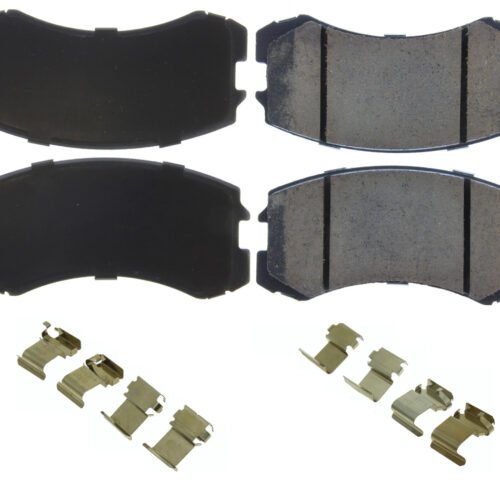 Posi-Quiet Ceramic Brake Pads with Shims and Har