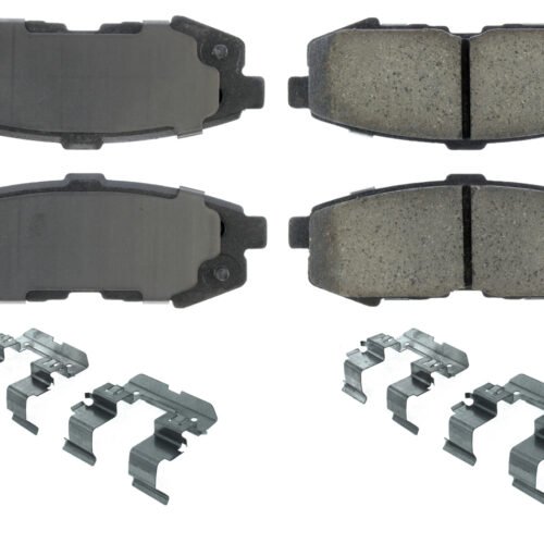 Posi-Quiet Ceramic Brake Pads with Shims and Har