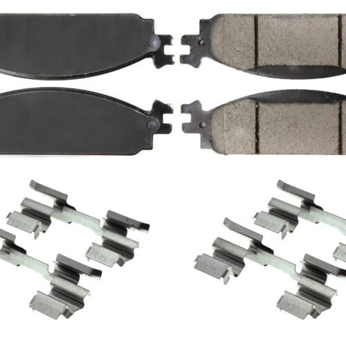 Posi-Quiet Ceramic Brake Pads with Shims and Har