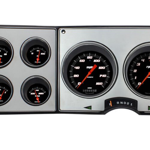 73-87 GM P/U Gauges Velocity Black