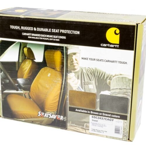 Carhartt Seat Saver Gray Front 14-16 GM Truck