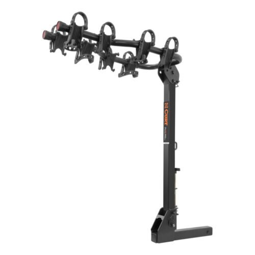 Premium Hitch-Mounted Bi ke Rack 4 Bikes 2in Shan