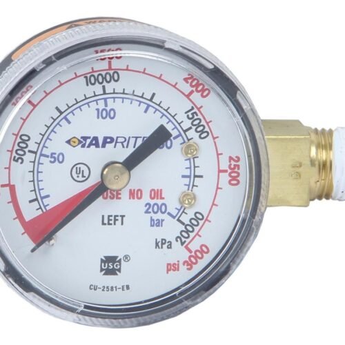 High Pressure Gauge for CO2 Regulator