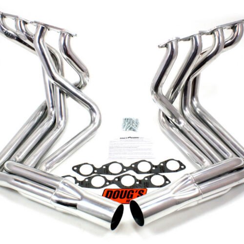 BBC Side Mount Headers – Silver – 63-82 Vette