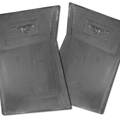 65-66 Mustang Pony Floor Mats Black