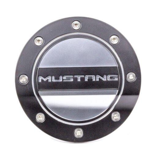 Fuel Door Mustang Black/ Silver 15-   Mustang