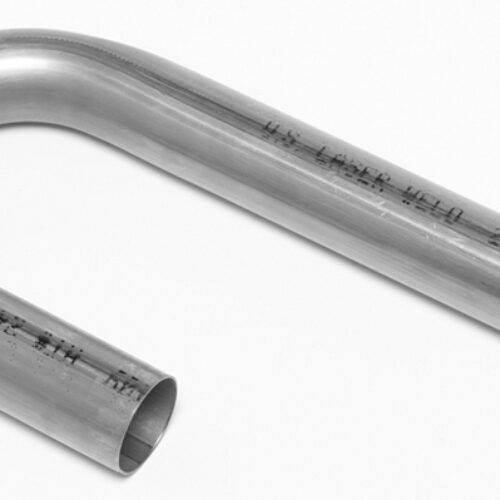 2.5in SS J-Bend Pipe 4.25 Radius 16 Gauge