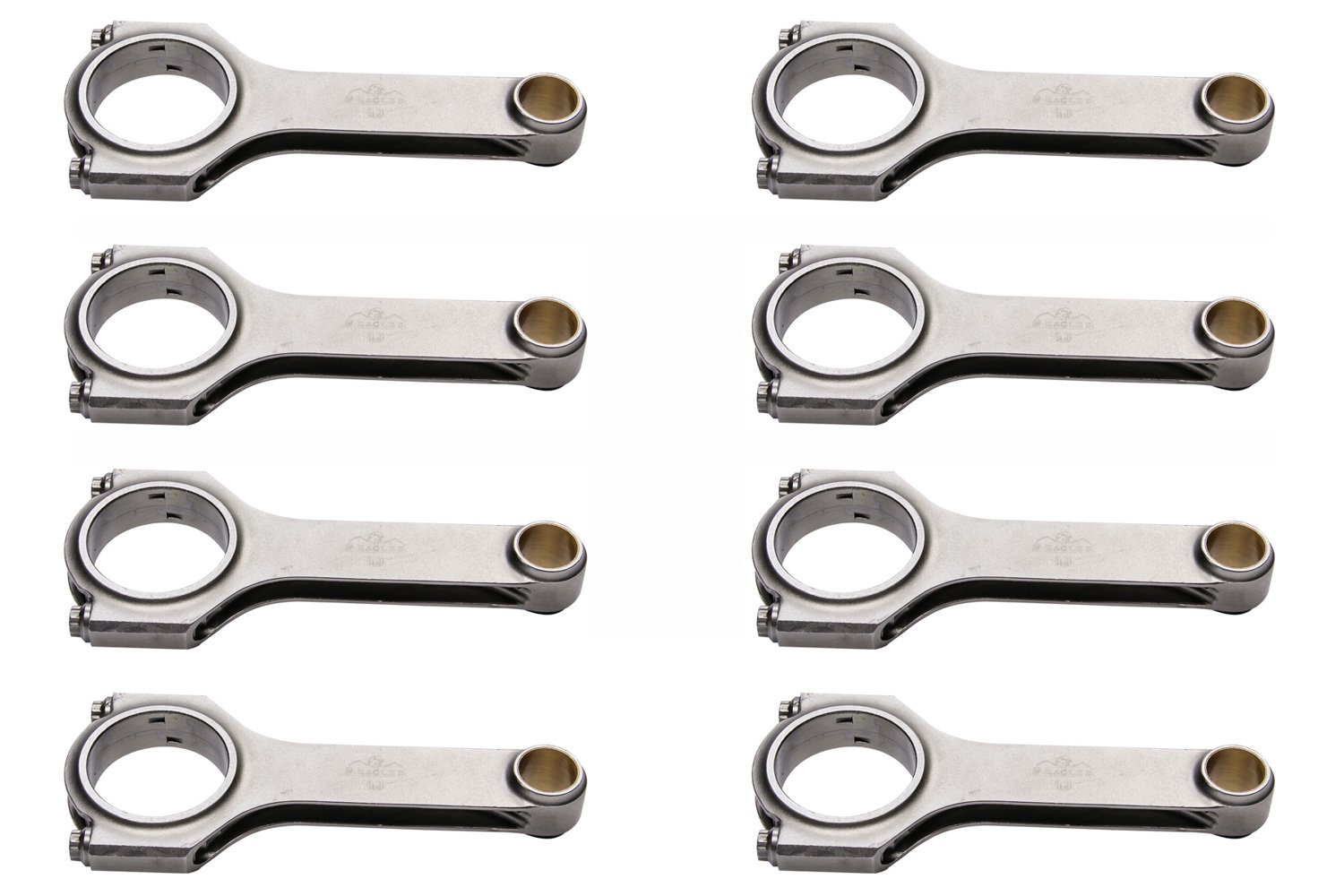 SBC 4340 Forged H-Beam Rods 6.200 w/ARP 2000