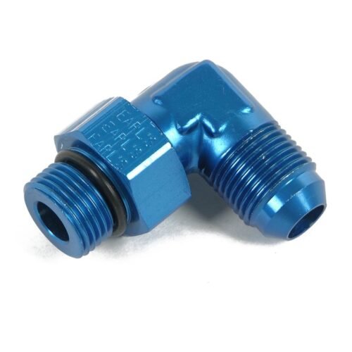 #6 Male 90 Deg to Male Swivel 9/16-18 O-Ring