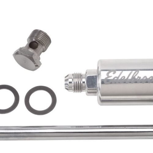 Polished Fuel Line & Filter Kit