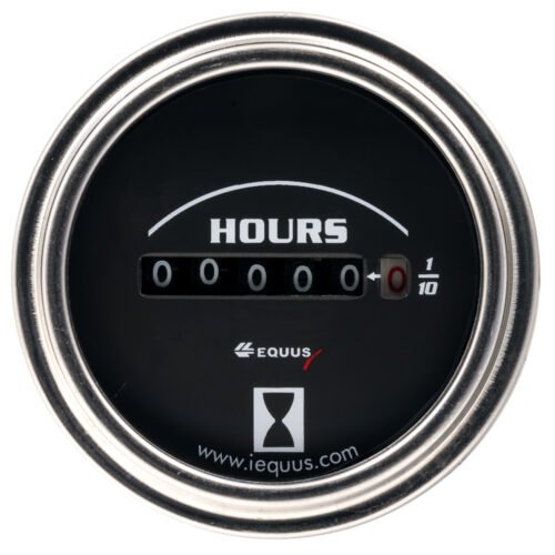 2.0 Dia Hourmeter Gauge Chrome