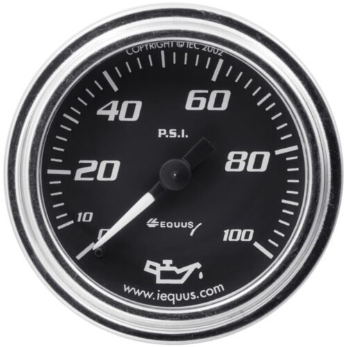 2.0 Dia Oil Pressure Gauge Chrome  0-100psi