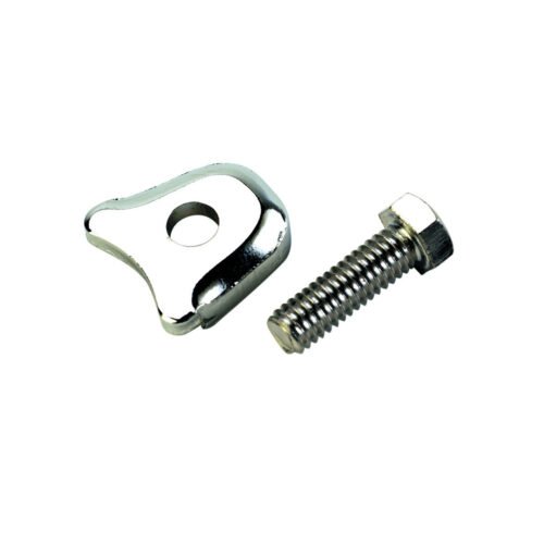 Chrome Distributor Hold Down Clamp