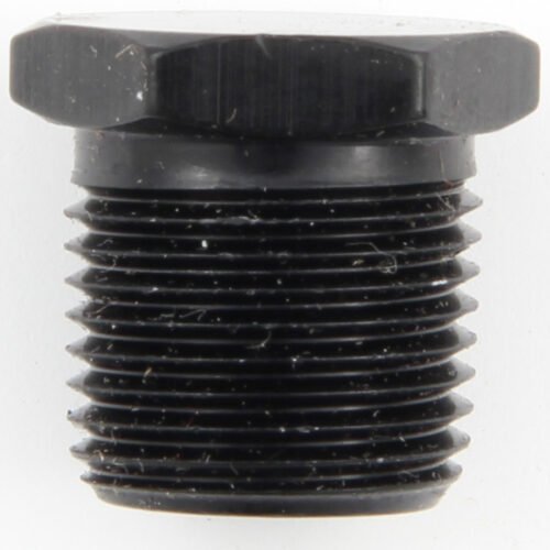 1/8 MPT Hex Pipe Plug Black