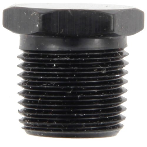 3/8 MPT Hex Pipe Plug Black