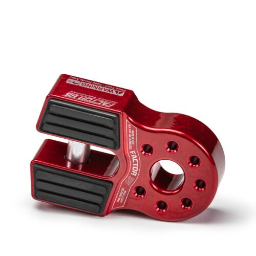 Flatlink Winch Shackle Mount Red