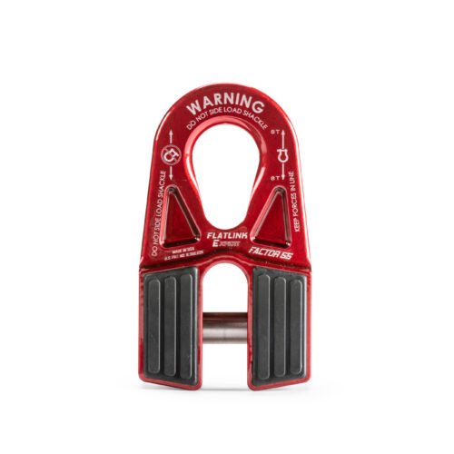 Flatlink-E Expert Winch Shackle Mount Red