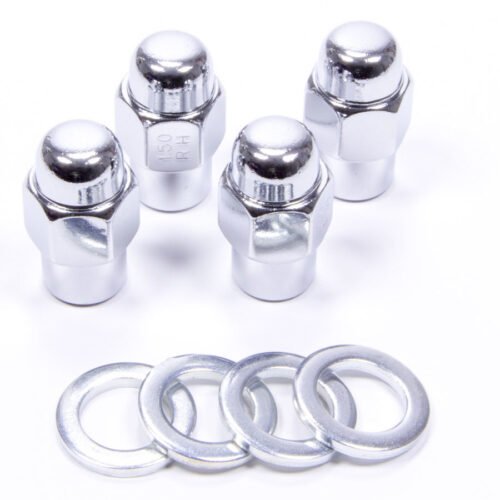Lug Nuts 1/2in Standard Mag Chrome 4pk