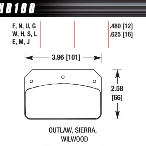 Brake Pad Dynalite DTC- 60