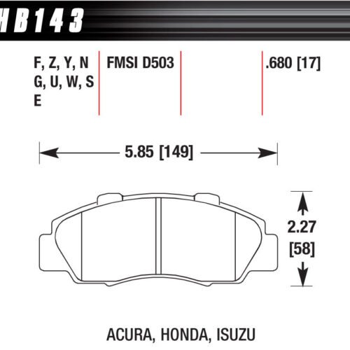 Performance Street Brake Pads (4)