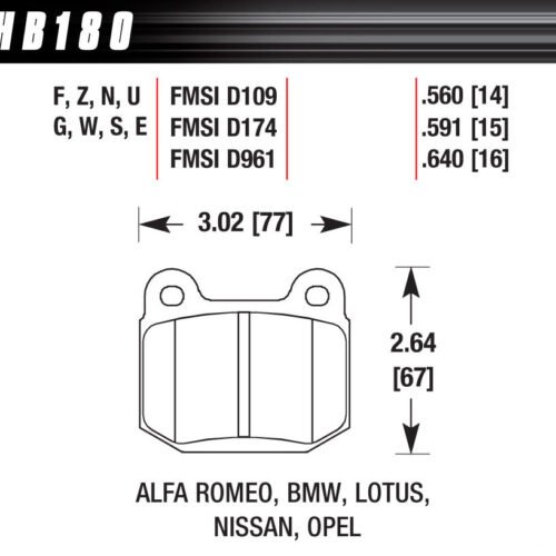 Performance Street Brake Pads (4)