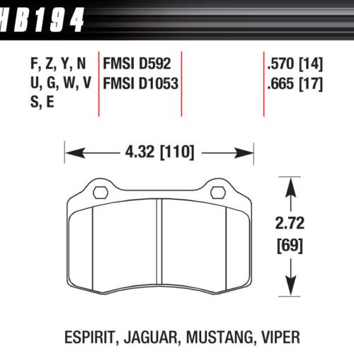 Performance Street Brake Pads