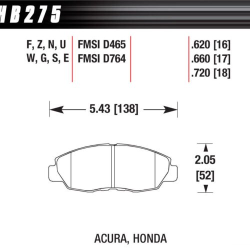 Performance Street Brake Pads (4)