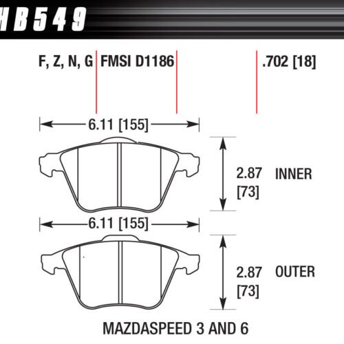 Performance Street Brake Pads (4)